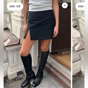 Djerf Avenue Must Have Mini Skirt Black xxs